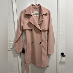 Pink Trench Coat